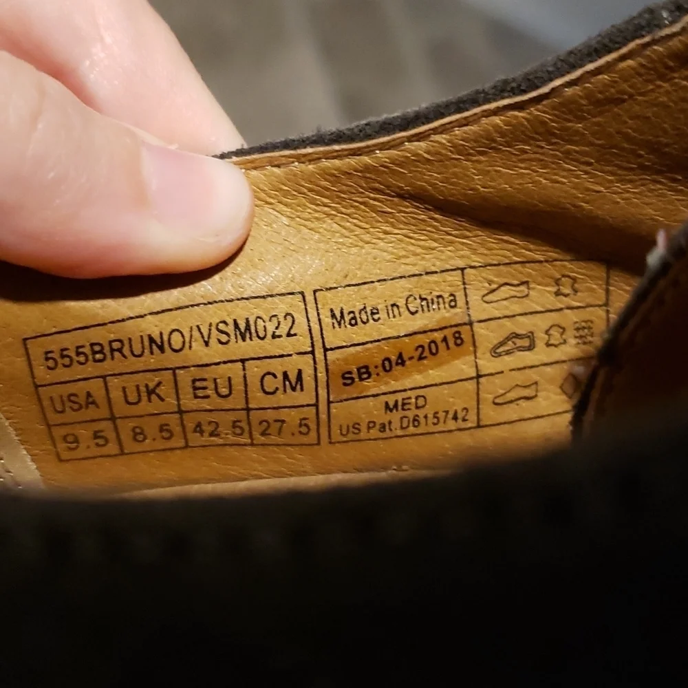 Vionic| Bowery Bruno Oxford Leather Shoes Size 9.5
